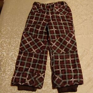 Girls snow pants size 4/5 XS